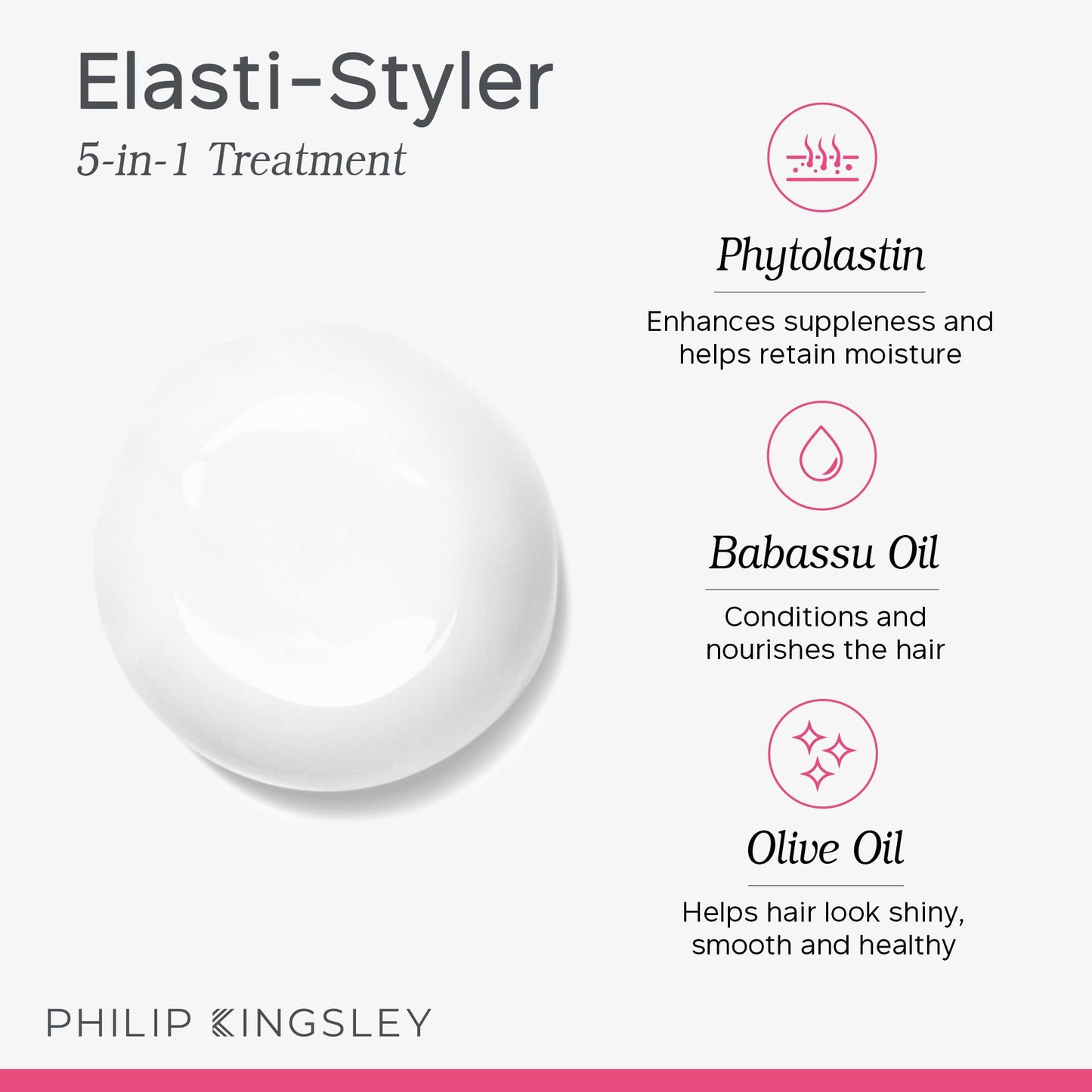 PHILIP KINGSLEY Elasti-Styler - 5-in-1 Pre-Styling Serum - 1.35fl oz