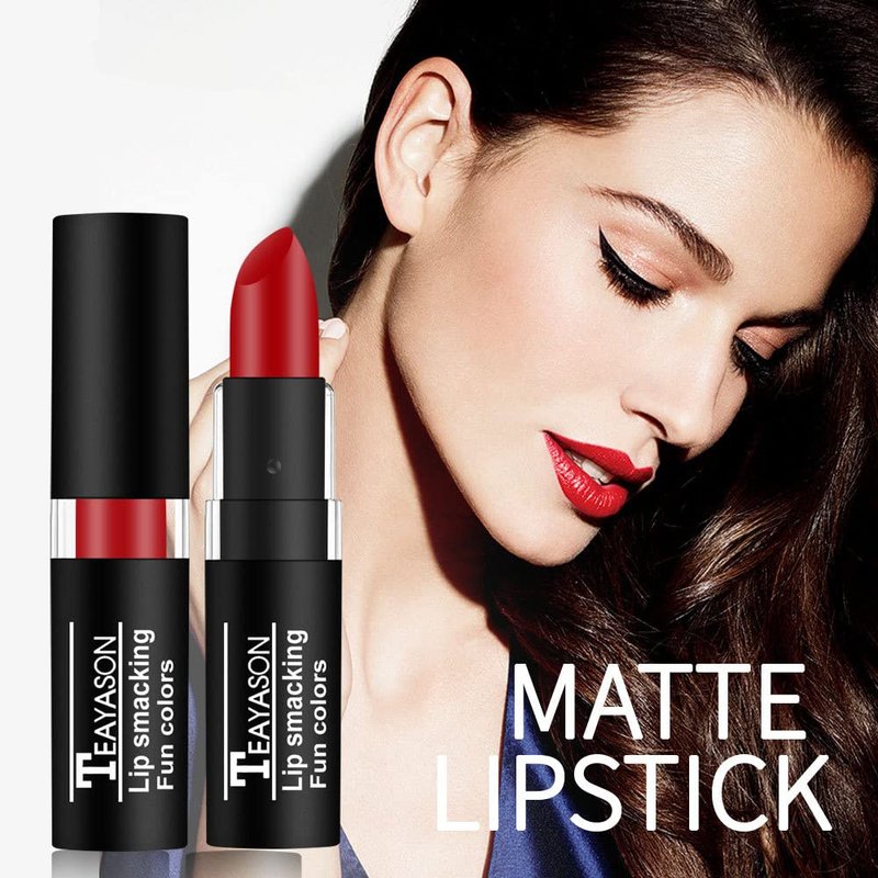 BIOKUSY 12 Colors Vivid Vampire Matte Lipstick Set - Long Lasting, Waterproof Makeup for Halloween Party, Cosplay, and Camouflage Face Paint