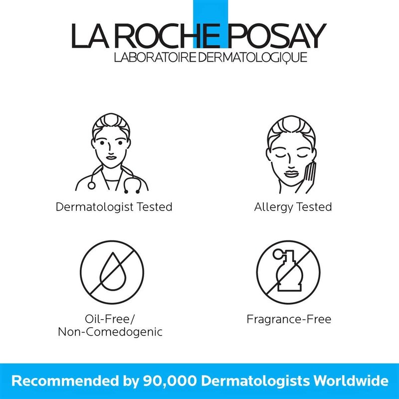 La Roche-Posay Toleriane Sensitive Fluide | Lightweight Oil-Free Moisturizer for Sensitive Skin