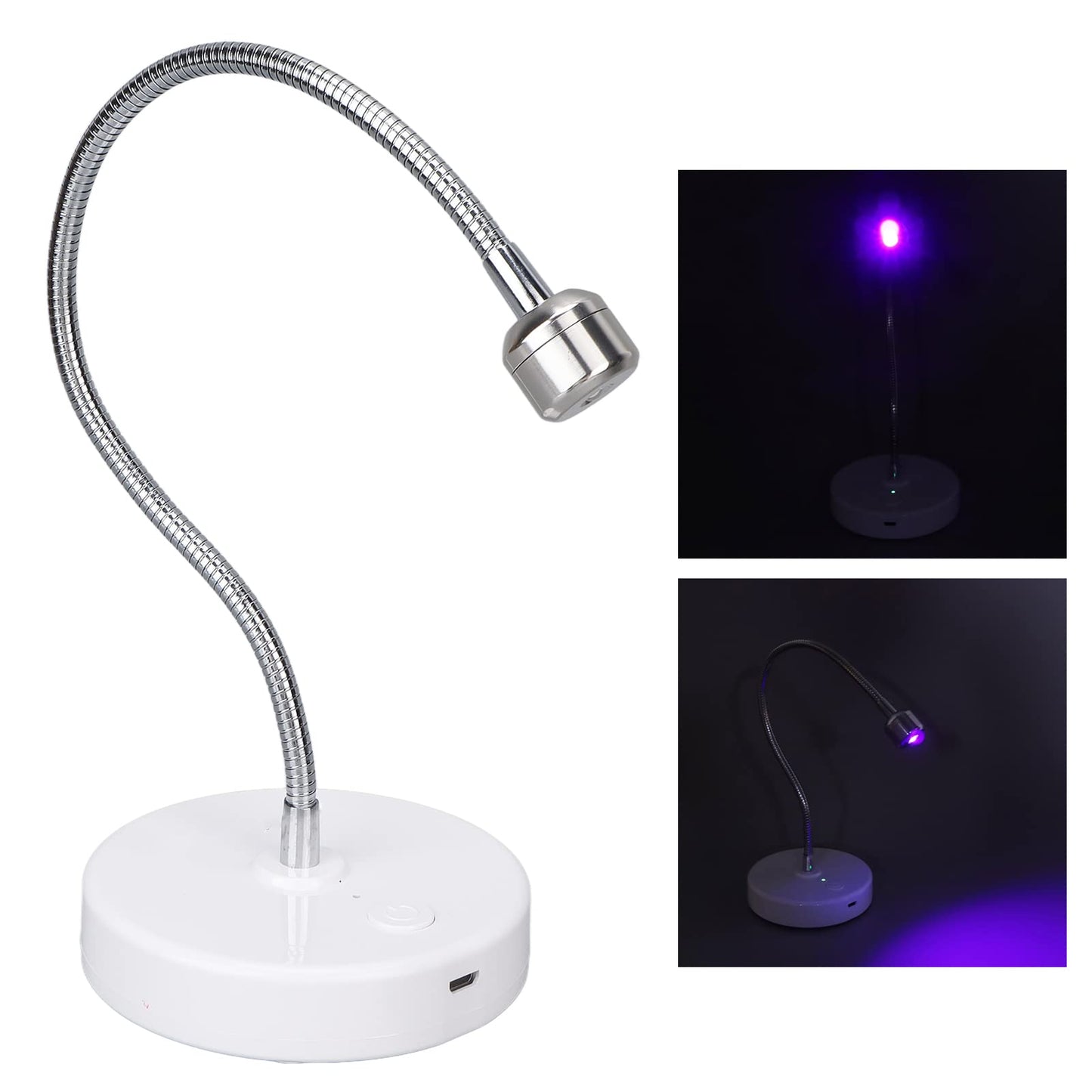 ciciglow for Nails, UV Led Nail Lamp, Led Lamp for Gel Nails with 1000Mah Battery 60S Timer for Home Nail Salons Nail Gel Quick Drying
