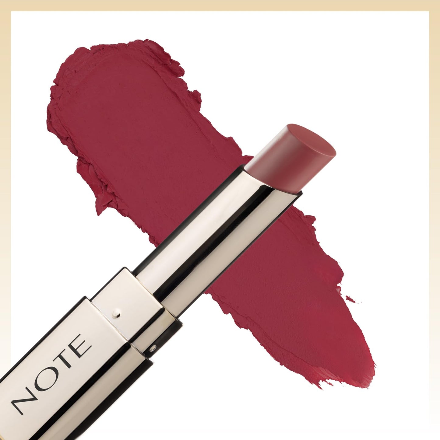 NOTE Cosmetique Iconic Matte Lipstick - Velvety Lipstick for Women - Non-Drying, Lightweight Lip Makeup - 110 Alluring - 0.11 oz