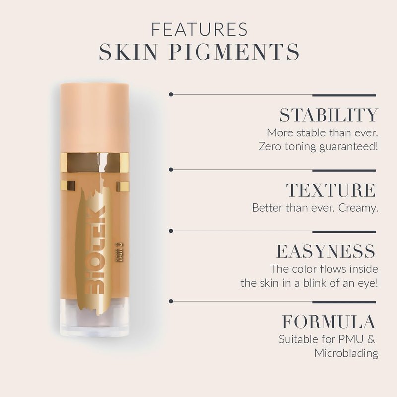 Skin Pigment for Permanent Makeup - Made in Italy - Fair 3 0,61 fl.oz.