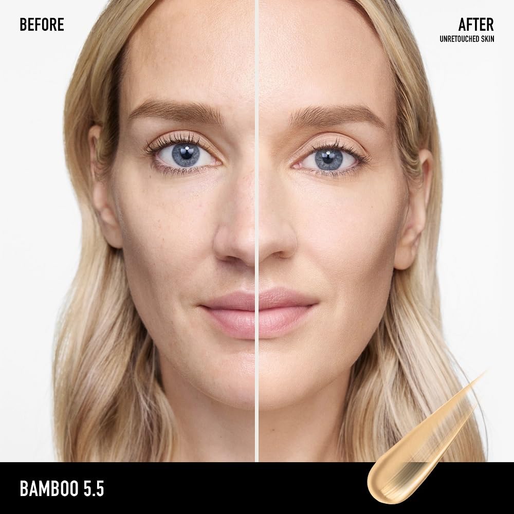 bareMinerals Complexion Rescue Tinted Moisturizer SPF 30 - Tinted Mineral Sunscreen for Face with Hyaluronic Acid + Squalane - 24HR Hydrating, Dewy Hydrating Skin Tint - Bamboo 5.5 (1.18 oz)