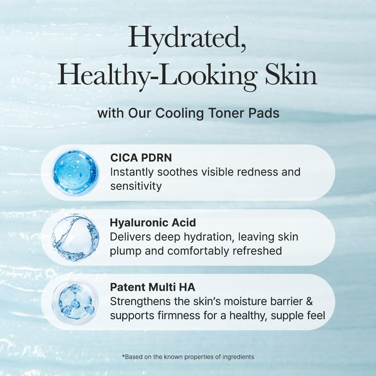 Arencia PDRN Hyaluronic Deep Hydration Toner Pads, 90 Count, 6.76 fl. oz, with 10 Types of Hyaluronic Acid for All Skin Types
