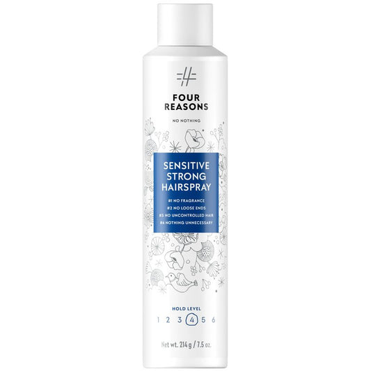 No nothing Super Strong & Strong Hairspray, Fragrance Free Hypoallergenic Finishing Hair Spray Extra Hold for Women & Men, Humidity & Frizz Control Hair Care Products with UV Protection, Unscented