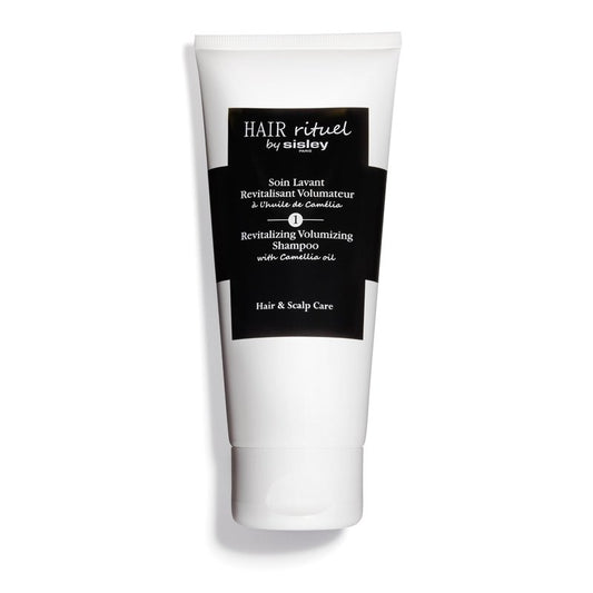Hair Rituel by Sisley Paris Revitalizing Volumizing Shampoo with Camellia Oil - 200 mL - Gently Cleanses, Improves Look of Volume & Supports Hair and Scalp Health - Rich Foam Texture - Sulfate Free