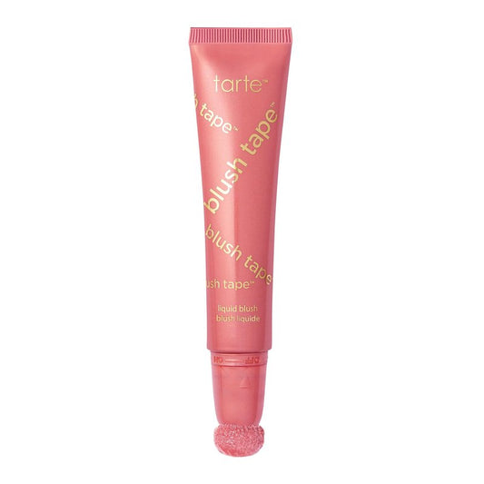 tarte blush tape satin liquid blush – Blendable Buildable Makeup with Mineral Pigments, Mango & Shea Butters for Lightweight Hydrating Smooth Finish, Vegan & Cruelty-Free, full size, buffed rose