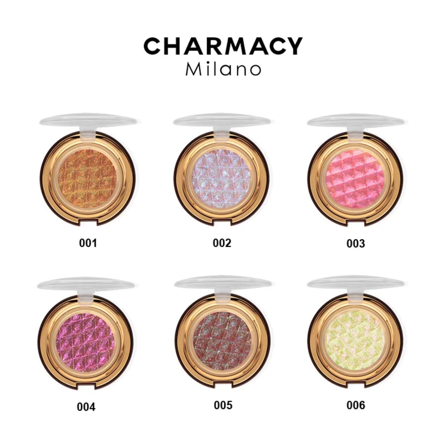 CHARMACY Multichrome Cream Eyeshadow, Intense Color Shifting Creamy Eye Shadows, Highly Pigmented, Metallic Shimmer Eyeshadow