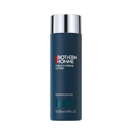 Biotherm Force Supreme Lotion, Replenishing & Anti-Aging Face Lotion for Men with Pro-Xylane and Cedar Bud Extract, Firms and Tones the Skin, Helps Reduces Signs of Aging, 6.8 Fl. Oz.