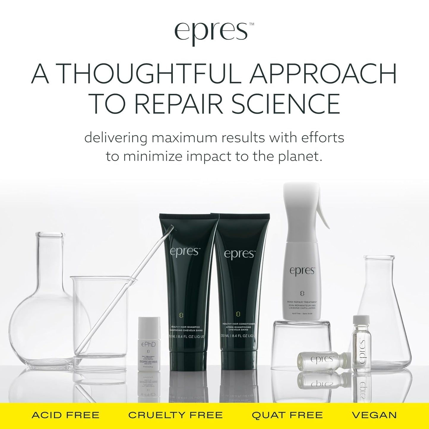 ePhD Bond Repair Nail Treatment, Nail Repair that Strengthens, Restores & Rebuilds Brittle Nails, Strengthens from Within, Formula for Damaged, or Post-Gel Nails, Use Alone or as a Polish Base
