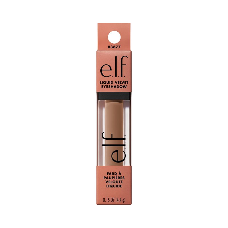 e.l.f. Liquid Velvet Eyeshadow, Crease-Resistant Liquid-to-Powder Eyeshadow For A Rich, Soft-Matte Finish, Vegan & Cruelty-Free, Extra Toasted