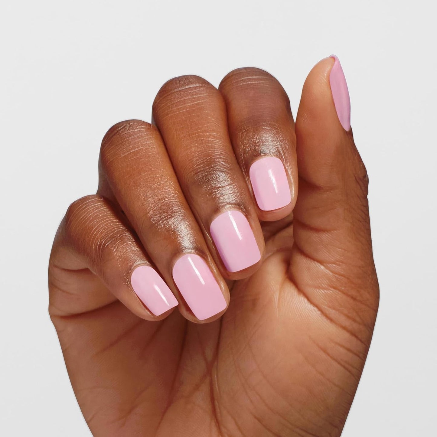 OPI Infinite Shine Faux-ever Yours | Opaque Soft Pink Crème Long Wear Gel Like Nail Polish | Vegan, Long Lasting, Streak Free