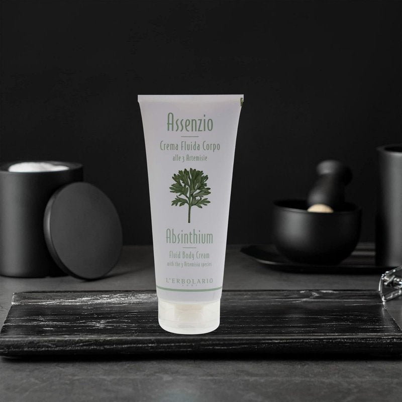 L’Erbolario Body Cream – Moisturizing Body Butter for All Skin Types – Revitalizing and Firming Skin Care with Herbal Notes - Absinthium – 6.7 oz