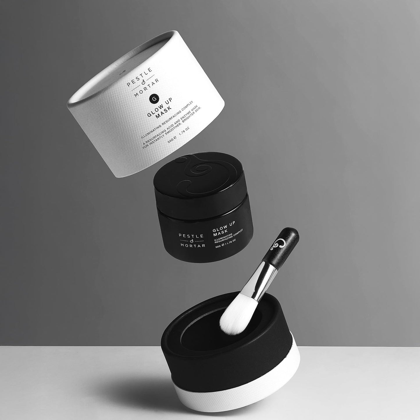 Pestle & Mortar Glow Up Mask,A resurfacing acid and enzyme mask for instantly smoother, brighter skin 1.76 oz