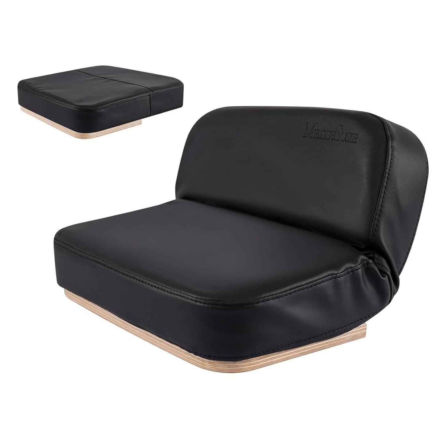 Foldable Nail Arm Rest - 5-Level Adjustable Manicure Hand Cushion | Large PU Leather Pillow for Acrylic Gel Nail Art - Black