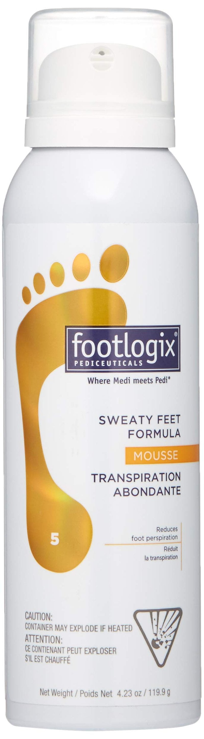Footlogix Specialty Sweaty Feet Formula, 4.23 Ounce