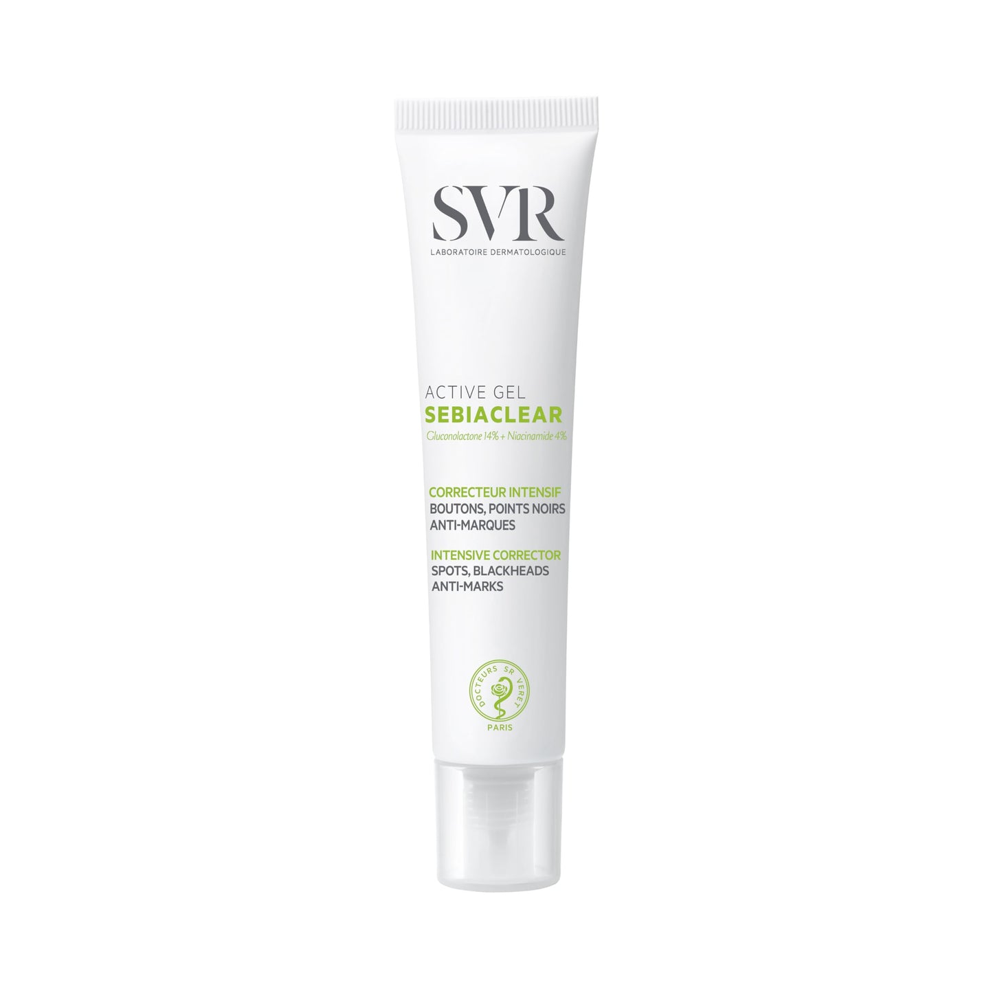 SVR - Sebiaclear Mat + Pores - Oil-Free Daily Matte Moisturizer with PHA & Niacinamide - For Oily, Combination, and Sensitive Skin - Reduces Visible Pores - Non-Comedogenic - 40ml