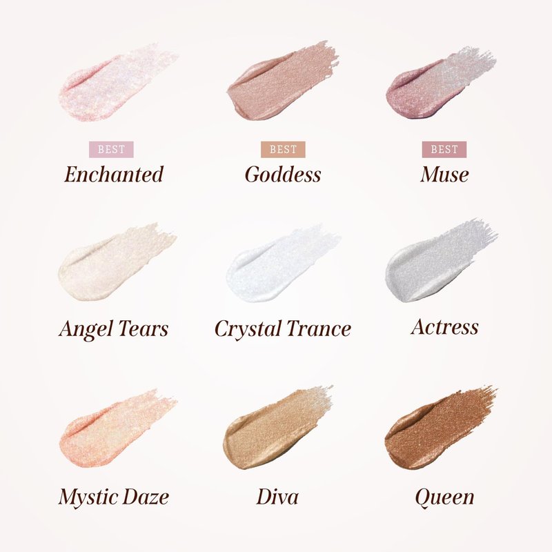 DEARDAHLIA Paradise Shine Eye Sequins (Angel Tears) - Lightweight Liquid Glitter Eyeshadow, Minimal Fallout, High-Shine Pearl Finish, Lightweight, Blendable, Vegan Korean Eye Makeup. 0.14 oz