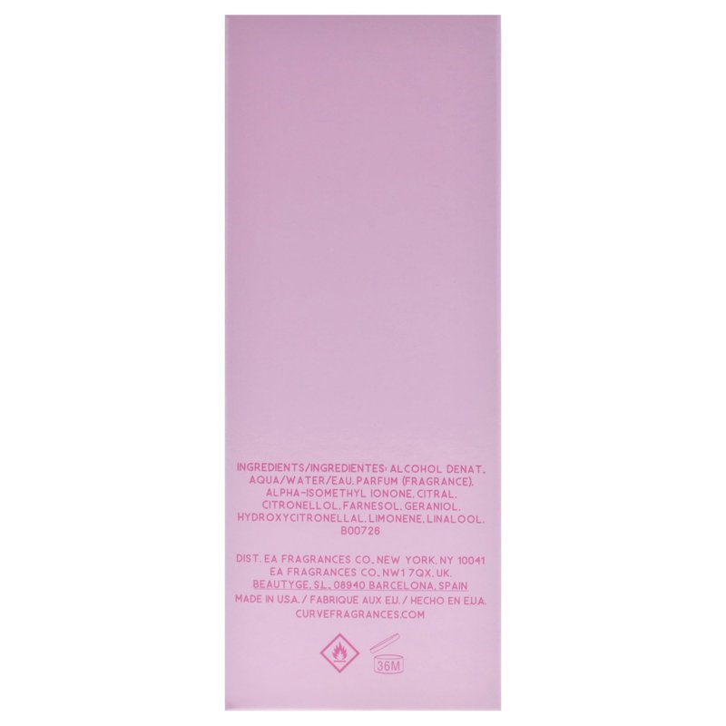 Curve Pink Blossom by Liz Claiborne for Women - 3.4 oz EDT Spray