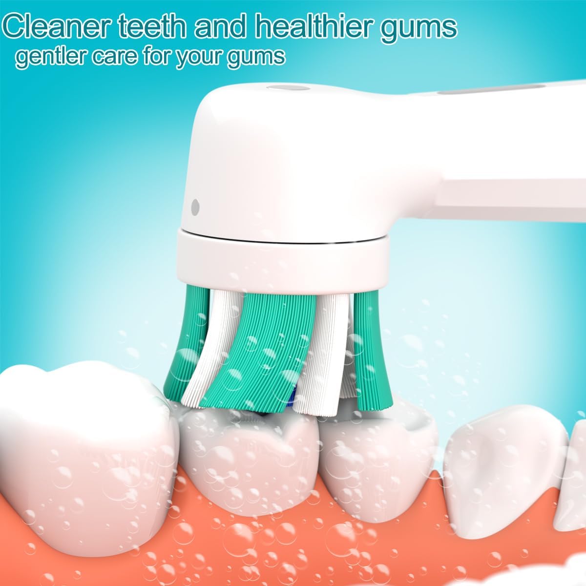 Oral-B iO Replacement Toothbrush Heads - Compatible with iO Series 2-10 | 8-Pack, White