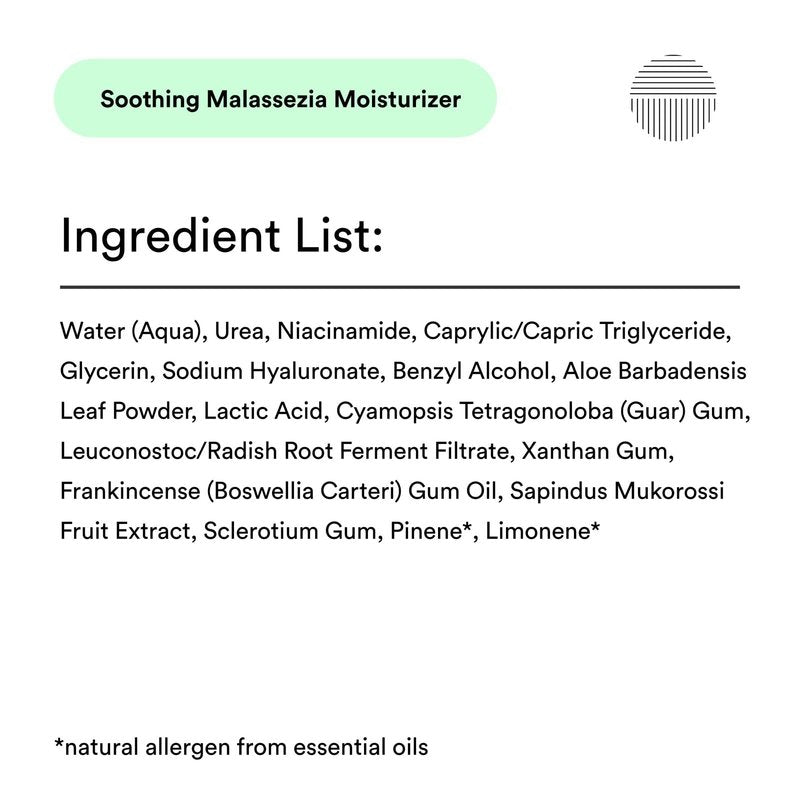 Dermazen Soothing Face Moisturizer | For Dry, Flaky, Itchy Skin | Steroid-Free | Malassezia-Safe | Lactic Acid, Niacinamide & Hyaluronic Acid | Gentle MCT Oil Hydration