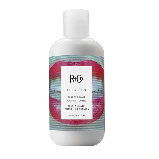 R+Co Television Perfect Hair Conditioner | Shine + Strengthening + Softening for All Hair Types | Vegan + Cruelty-Free | 8.5 Oz