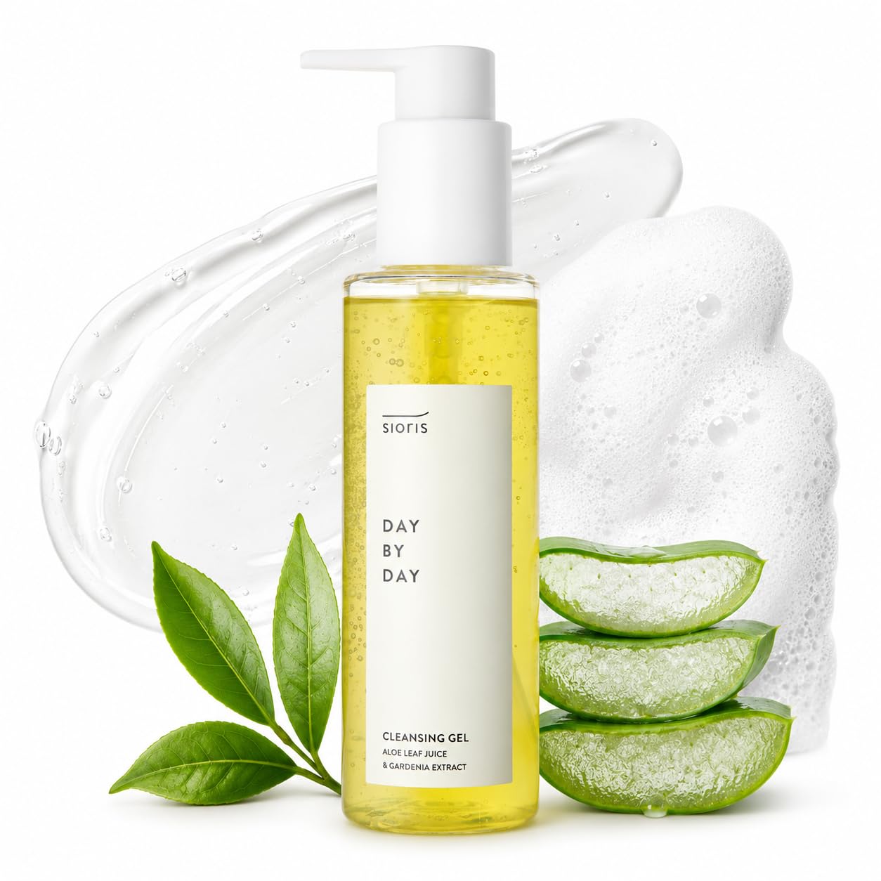 SIORIS Hydrating Gel Cleanser with Yuja Citrus Water – Low pH Gentle Face Cleanser for Sensitive Skin, Makeup Removal & Pore Care, Korean Skin Care 5.07fl.oz