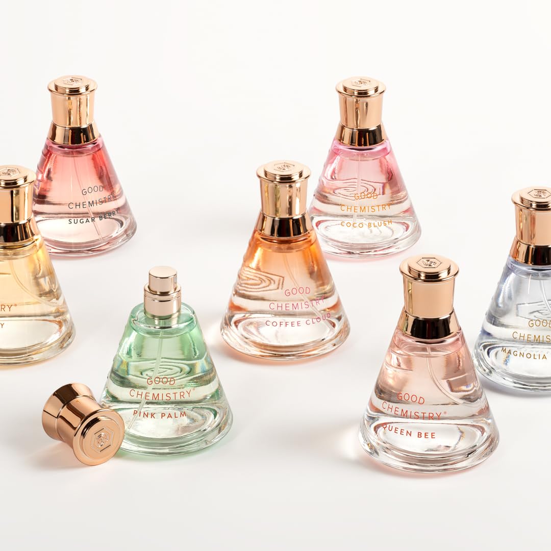 Good Chemistry Queen Bee Eau de Parfum 1.7 fl oz - Long-Lasting Perfume with Black Currant, Peony, & Amber - Bold, Clean & Vegan