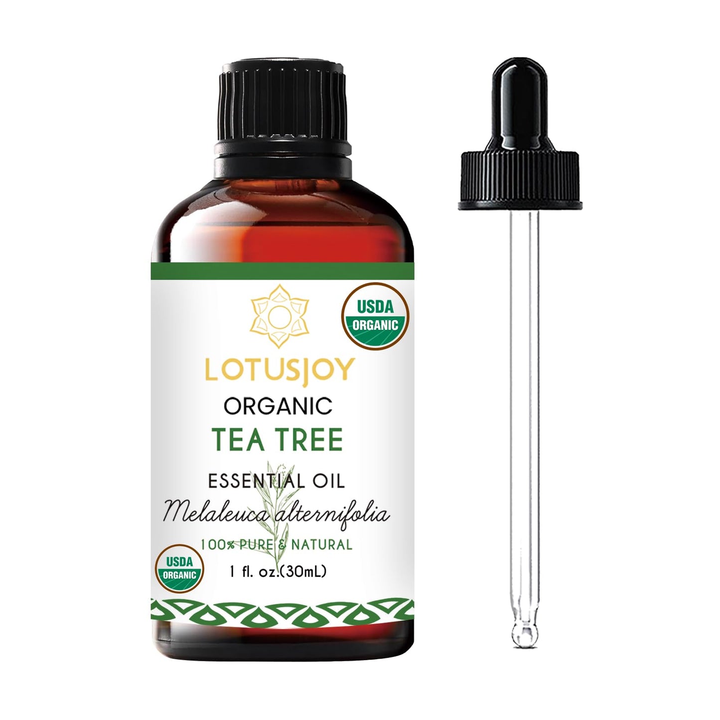Organic Tea Tree Oil for Skin, Hair, Face, Scalp, Nails, 100% Pure Australian Tea Tree Essential Oil for Room Linen Spray, Diffuser -1 Oz