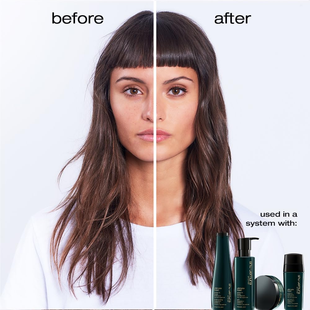 Shu Uemura Ultimate Reset Hair Mask | Extreme Repair with Japanese Rice Extract for Damaged Hair