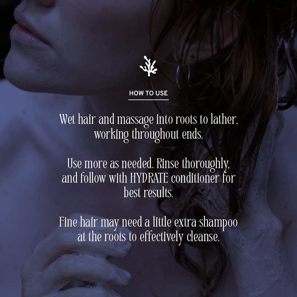 Captain Blankenship Cleanse Shampoo | Nourishes, Hydrates & Restores Shine to Dry, Dull Hair | Color-Safe, Organic, Sulfate-Free, Vegan Haircare - 10 oz