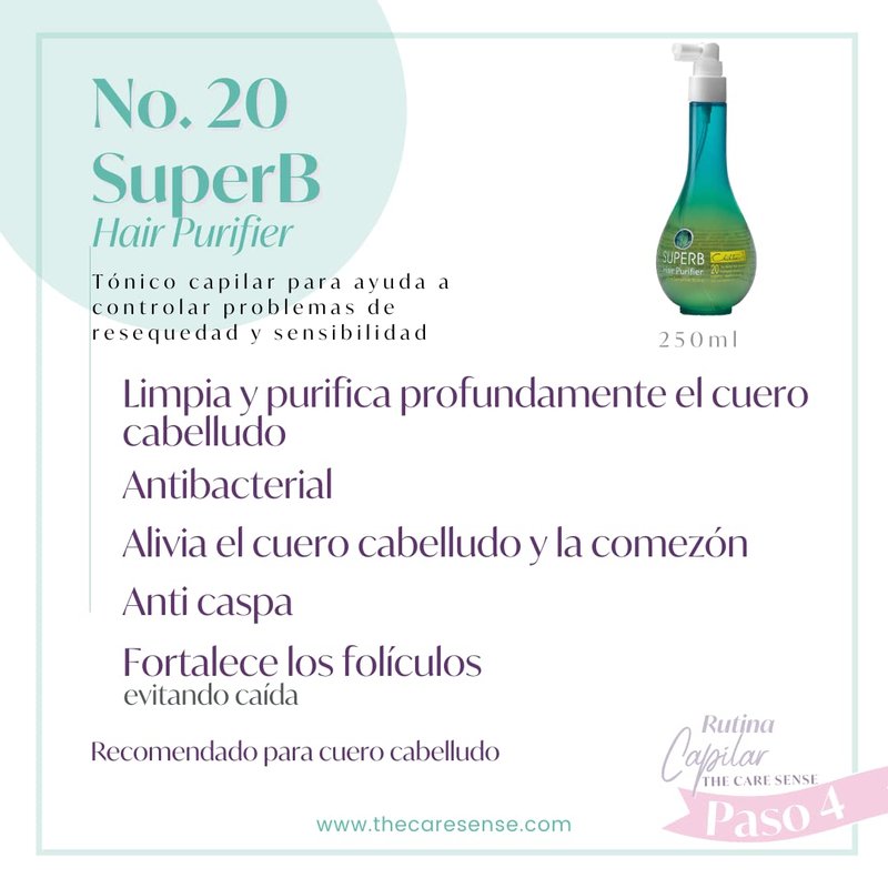Chihtsai No.20 Superb Hair Purifier Spray (8.5oz/250ml) For Dry and Sensitive Scalp
