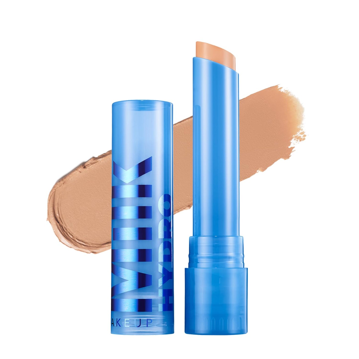 Milk Makeup Hydro Grip Gel Concealer with Hyaluronic Acid – 12HR Hydrating Concealer + Complexion Stick for Buildable Coverage with Dewy Finish – 5.5 Light Medium w/Warm Undertones, .1oz