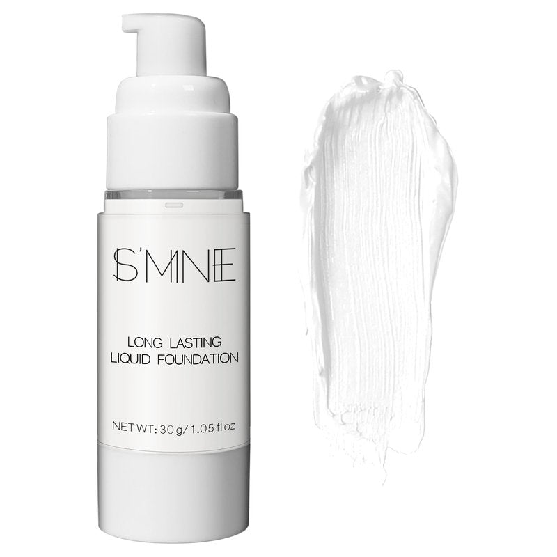 IS'MINE White Liquid Foundation Makeup, Matte Flawless Finish Foundation, Vegan & Cruelty-Free (1.05 Fl Oz, 041)
