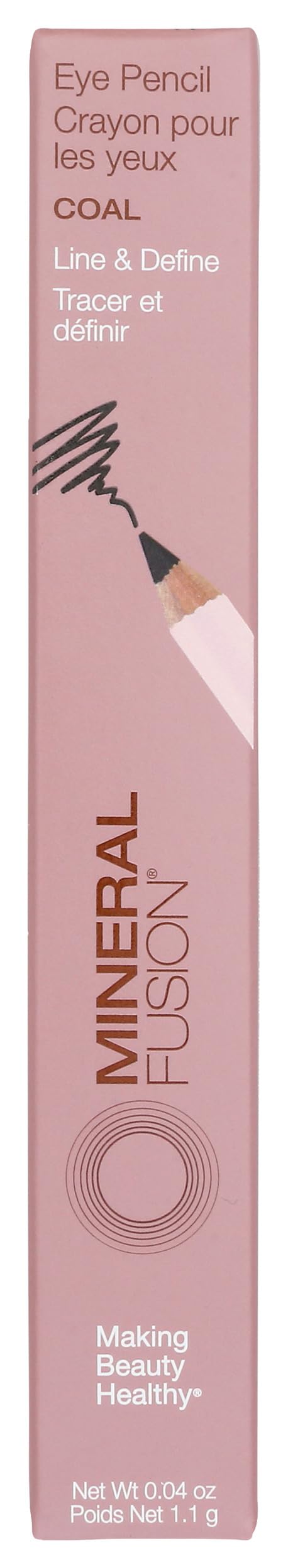 Mineral Fusion, Eye Pencil Coal, 0.04 Ounce