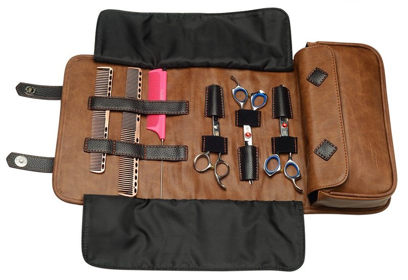 PERFEHAIR Scissor Cases Holder for Hairdressers, Large Hair Stylist Shear Tools Holster Pouch Bag