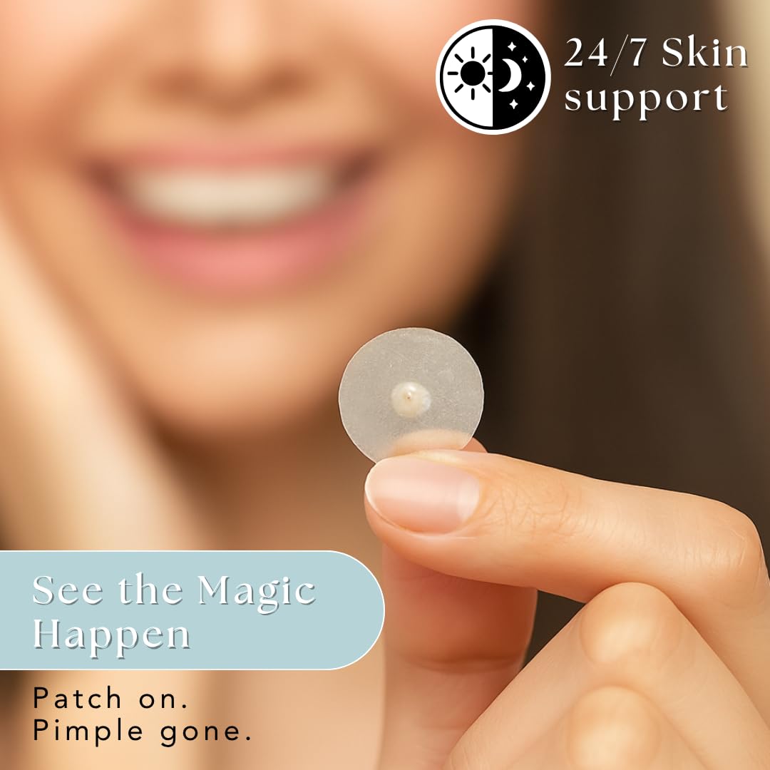 SKINSENPAI™ Pimple Patches – 120 Count Ultra-Thin & Transparent Hydrocolloid Stickers – Gentle Patches for Face and Skin Care – Spot Stickers for Day and Night Use