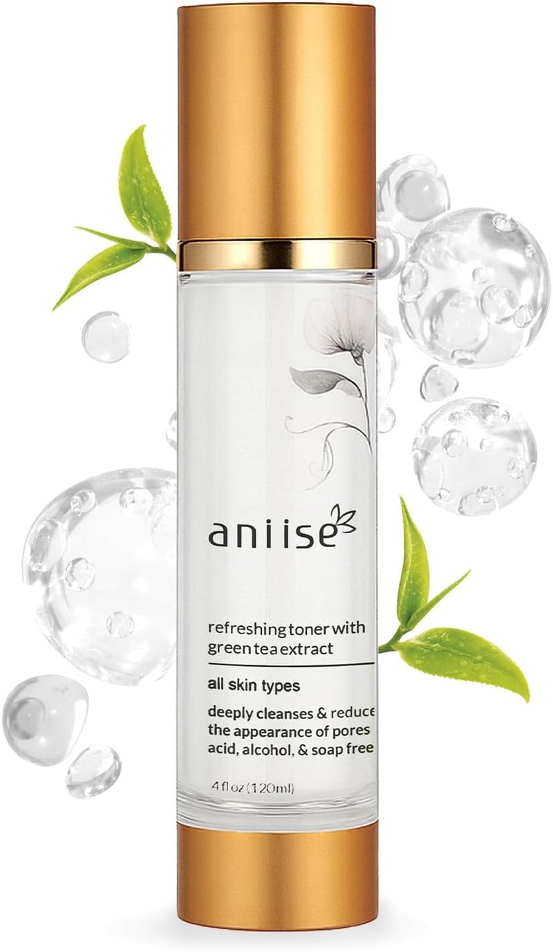 Green Tea Extract Facial Toner - Purifying & Hydrating Skin Care for All Types | 1 fl oz (30 mL)
