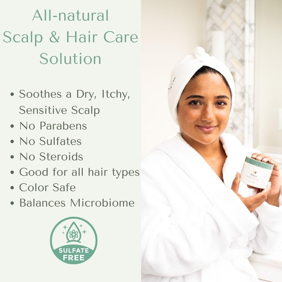 Yobee Ultra Gentle Soothing Scalp Masks, Scalp & Hair Mask Care for Babies, Kids, Teens, Adults
