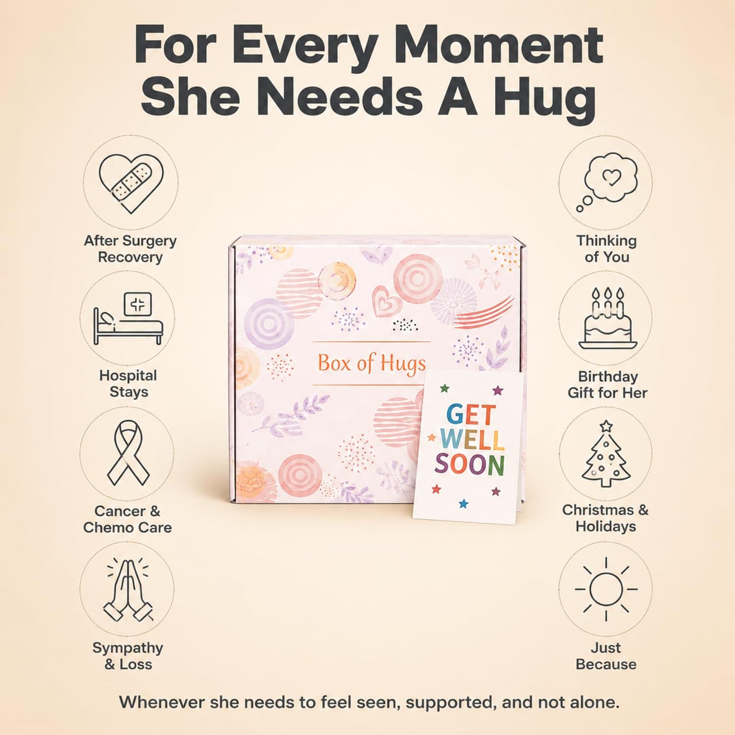 Get Well Gifts for Women After Surgery, Get Better Soon Care Package
