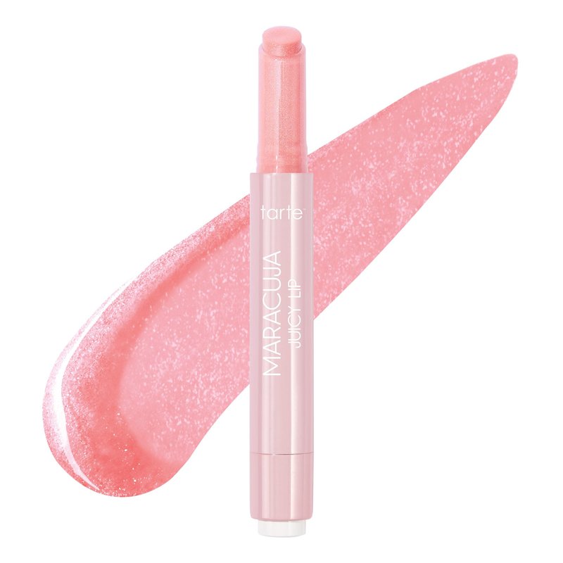 tarte maracuja juicy lip balm gloss – Viral Nourishing Lip Butter Color with High-Shine Hydration, Skincare Infused with Vitamin E, Vegan & Cruelty-Free, full size, Guava
