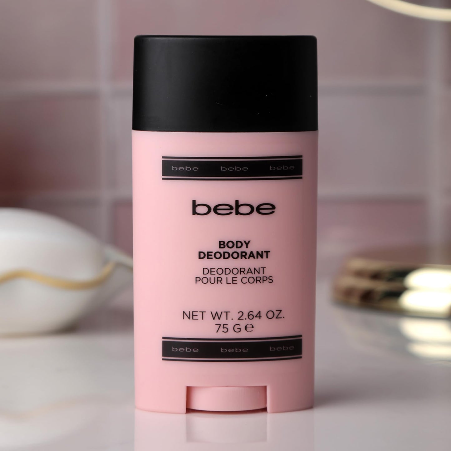 bebe Silver Deodorant Stick - Aluminum Free Deodorant for Women - Fruity Floral Scent - Smooth Glide - Long-Lasting 24H Freshness - 2.64 oz
