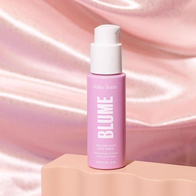 Blume Milky Fade Vitamin C Serum - Dark Spot Corrector with Niacinamide & Hyaluronic Acid | Vegan Hydrating Formula (1 oz)