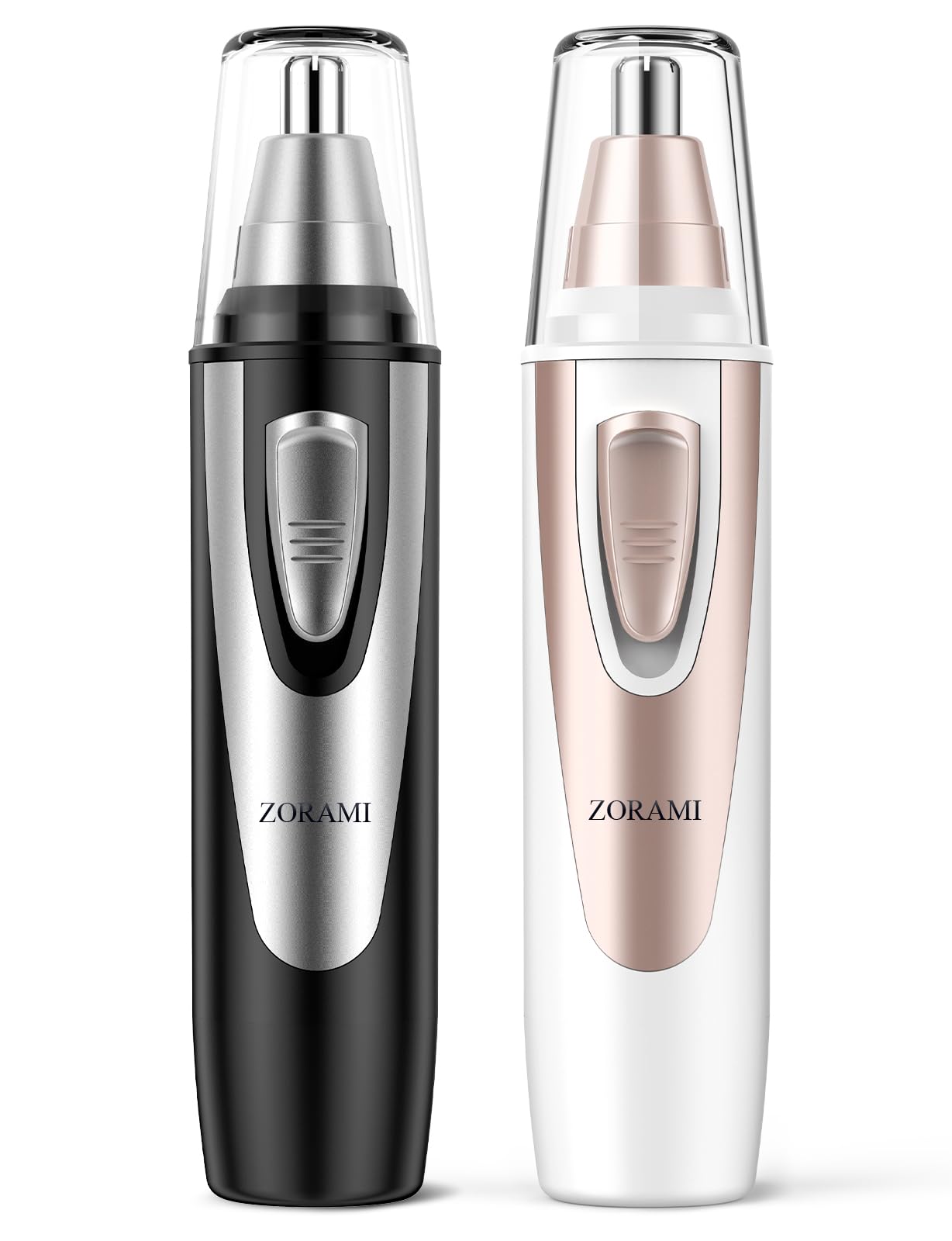 ZORAMI Ear and Nose Hair Trimmer Clipper - 2025 Professional Painless Hair Trimmer Black & Pink