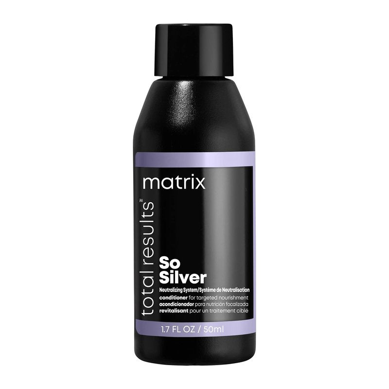 Matrix Total Results So Silver Conditioner | Hydrates Dull, Blonde & Silver Hair | For Color Treated Hair | 1.7 Fl. Oz