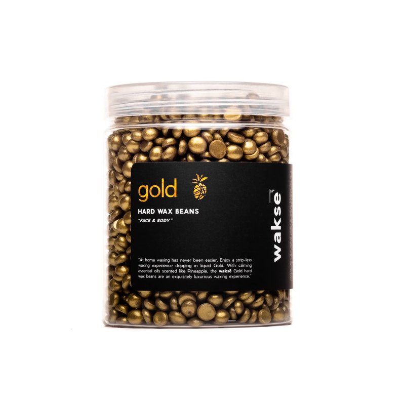 Mini Gold Hard Wax Beans - 4.8 Oz | Smooth Hair Removal Wax for All Skin Types