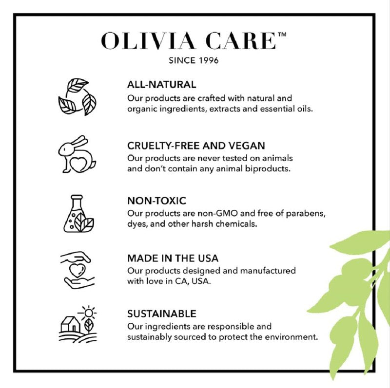 Olivia Care Liquid Hand Soap Rose & Essential Oils. All Natural - Cleansing, Germ-Fighting, Moisturizing Hand Wash for Kitchen & Bathroom - Gentle, Mild & Natural Scented - 18.5 OZ