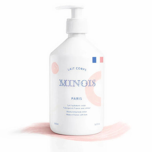 MINOIS PARIS Baby Lotion for Newborn and Kids | Gentle Body Lotion with Aloe Vera, Shea Butter & Almond Oil | Hydrating Non Greasy Baby Moisturizer for Sensitive Skin | Made in France