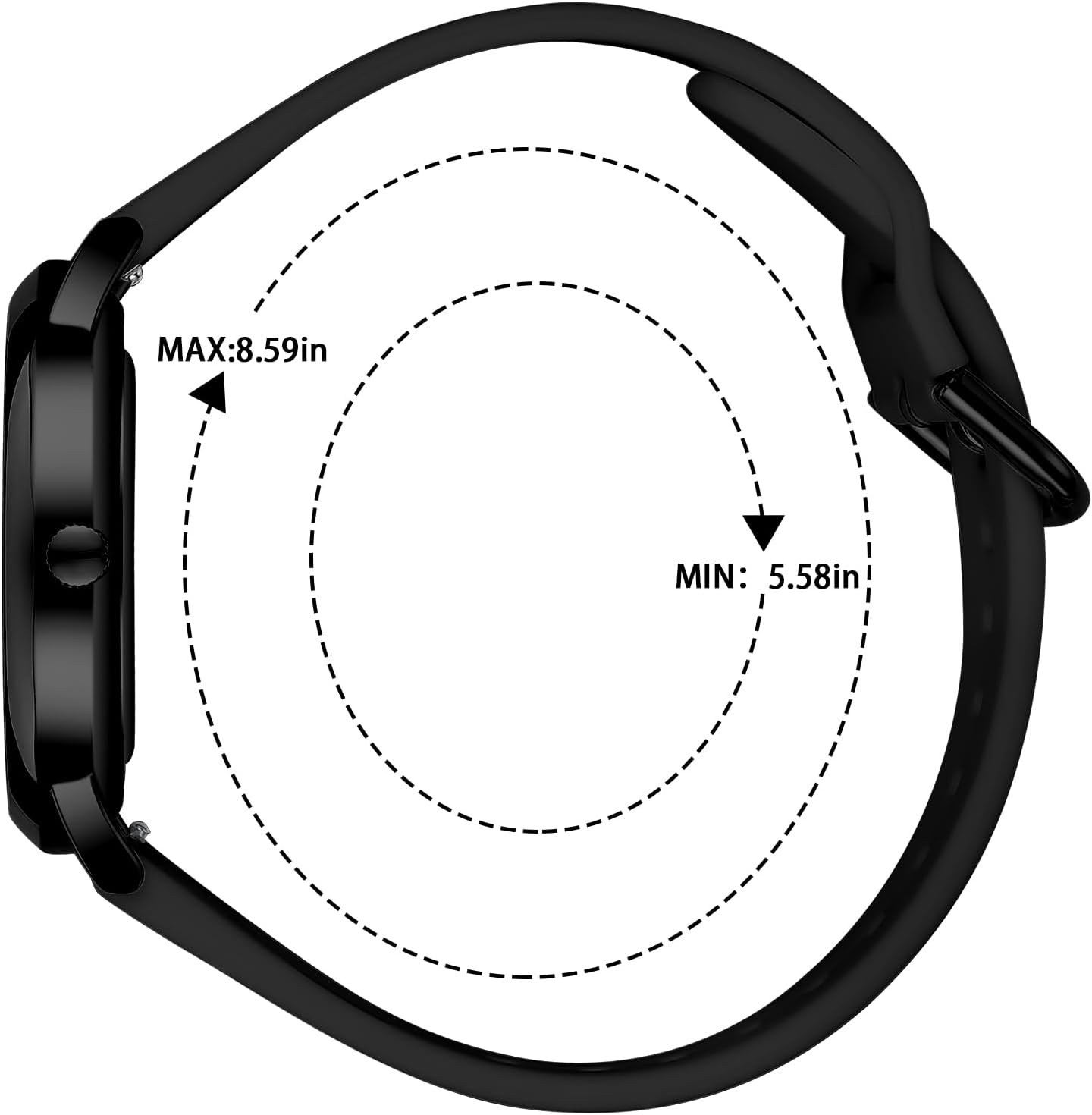 Waterproof Analog Nurse Watch for Nurses,Students,Medical Professionals,Women Men,with Luminouse Easy Read Dial,Military Time,Second Hand and 24 Hour,Comfortable Silicone Band.