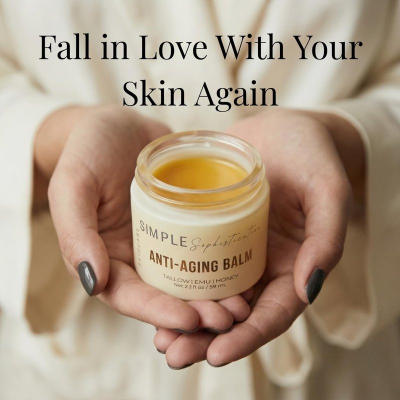 Tallow Emu Honey Balm - Nourishing Face & Body Moisturizer with Manuka Honey & Emu Oil | Non-Greasy Anti-Aging Skincare